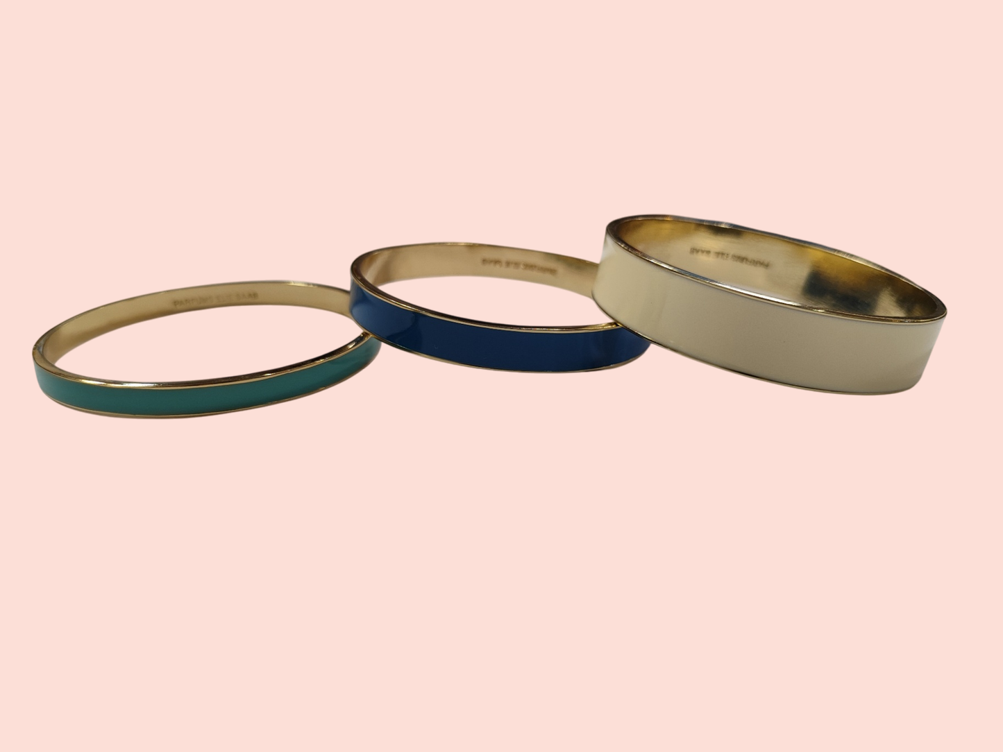 Elie Saab Armreif Set Mehrfarbig (Türkis, Blau, Creme)