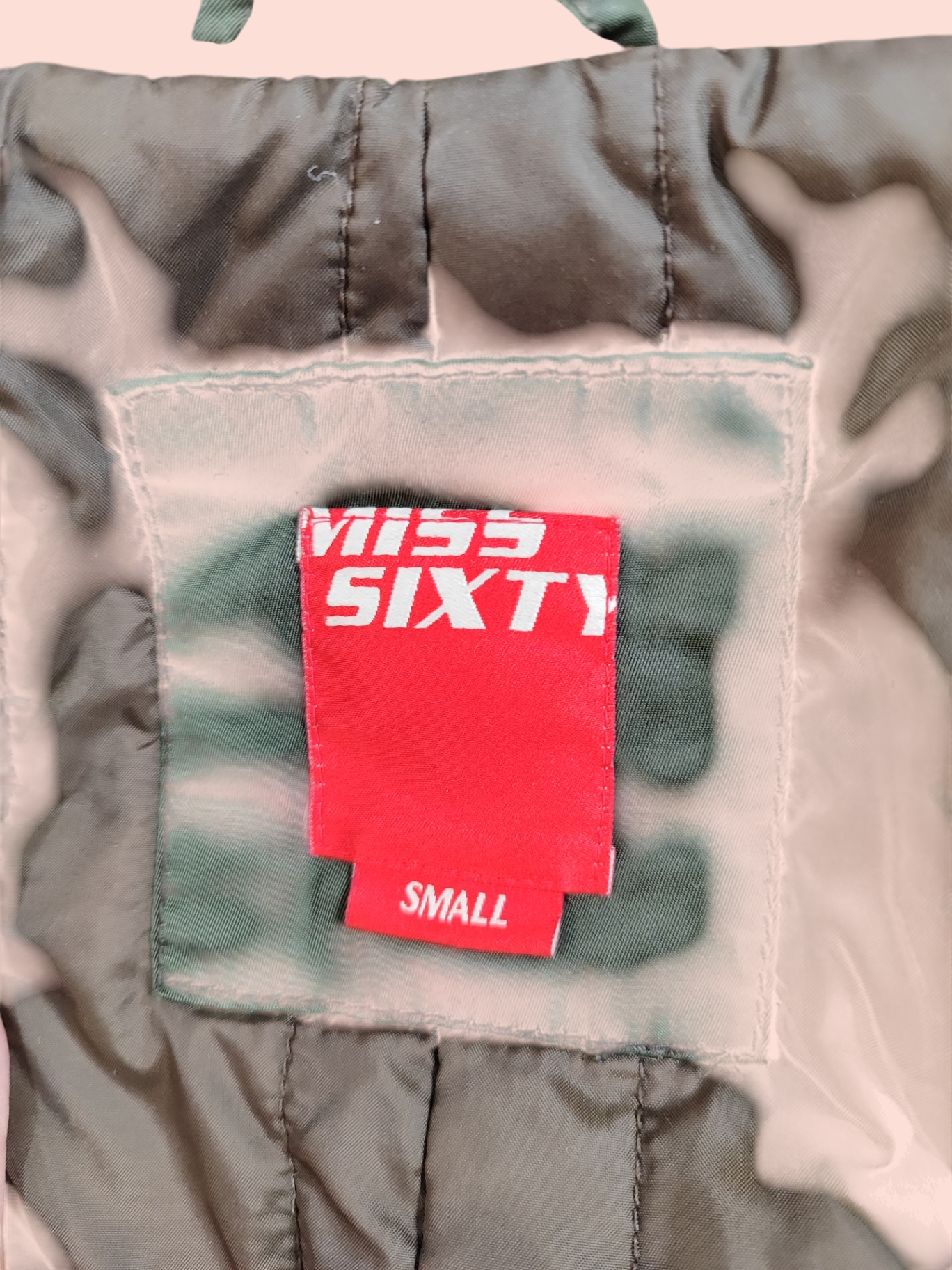 RARE 2YK Miss Sixty Jacke Olivgrün