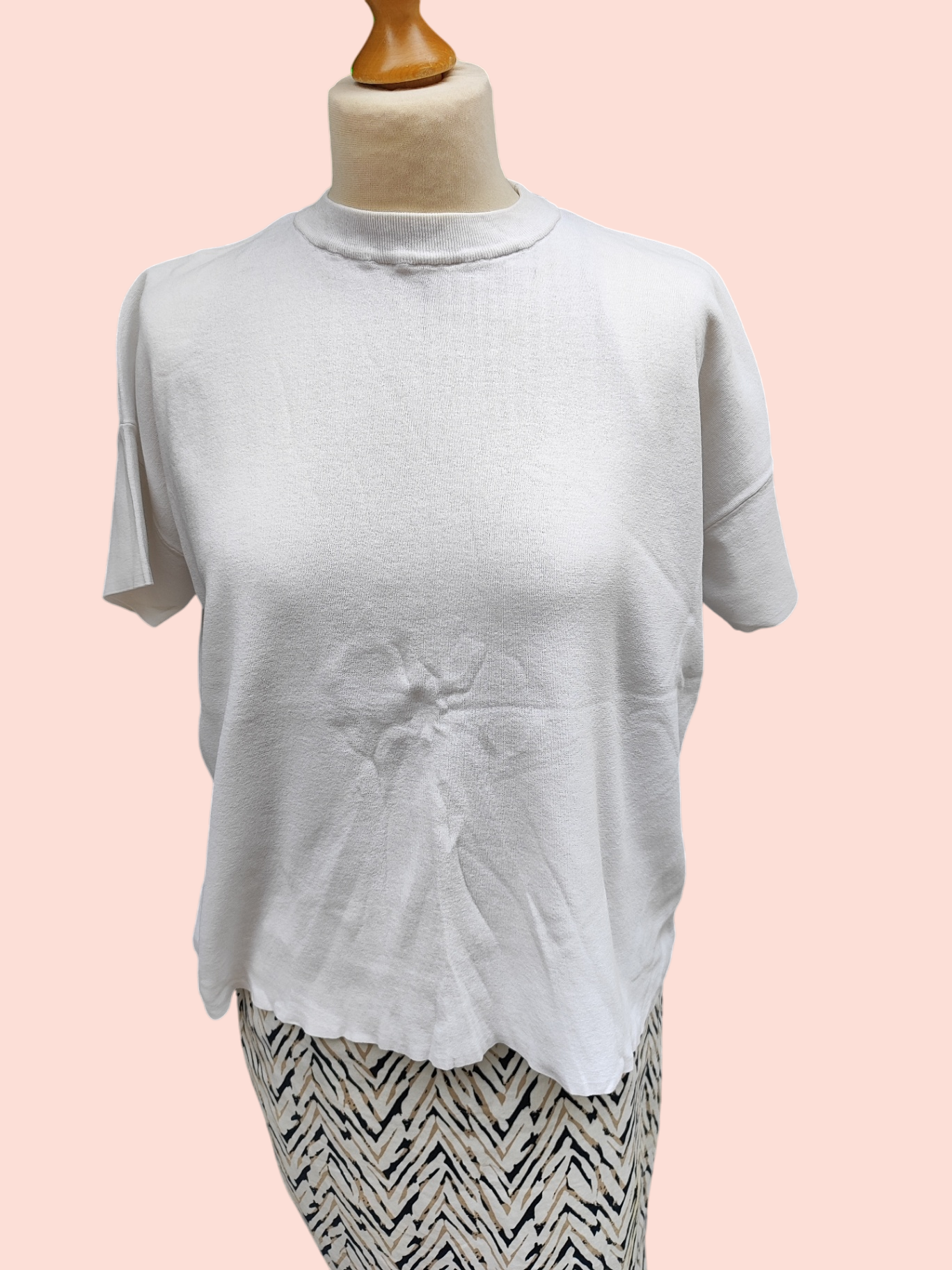 Cos T-Shirt XS Oversized Weiß