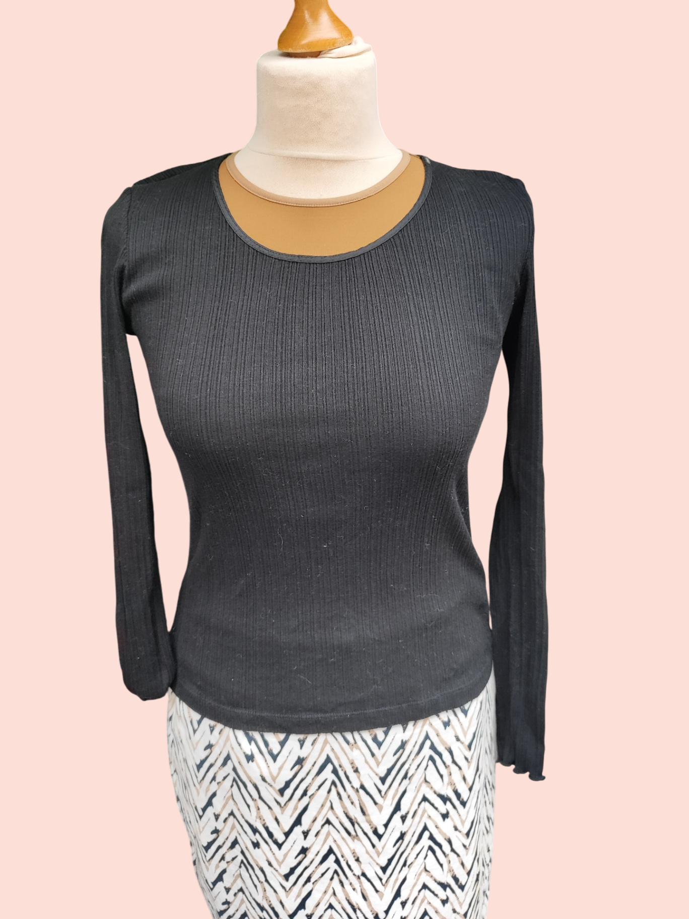 & other stories Langarmshirt XS Schwarz