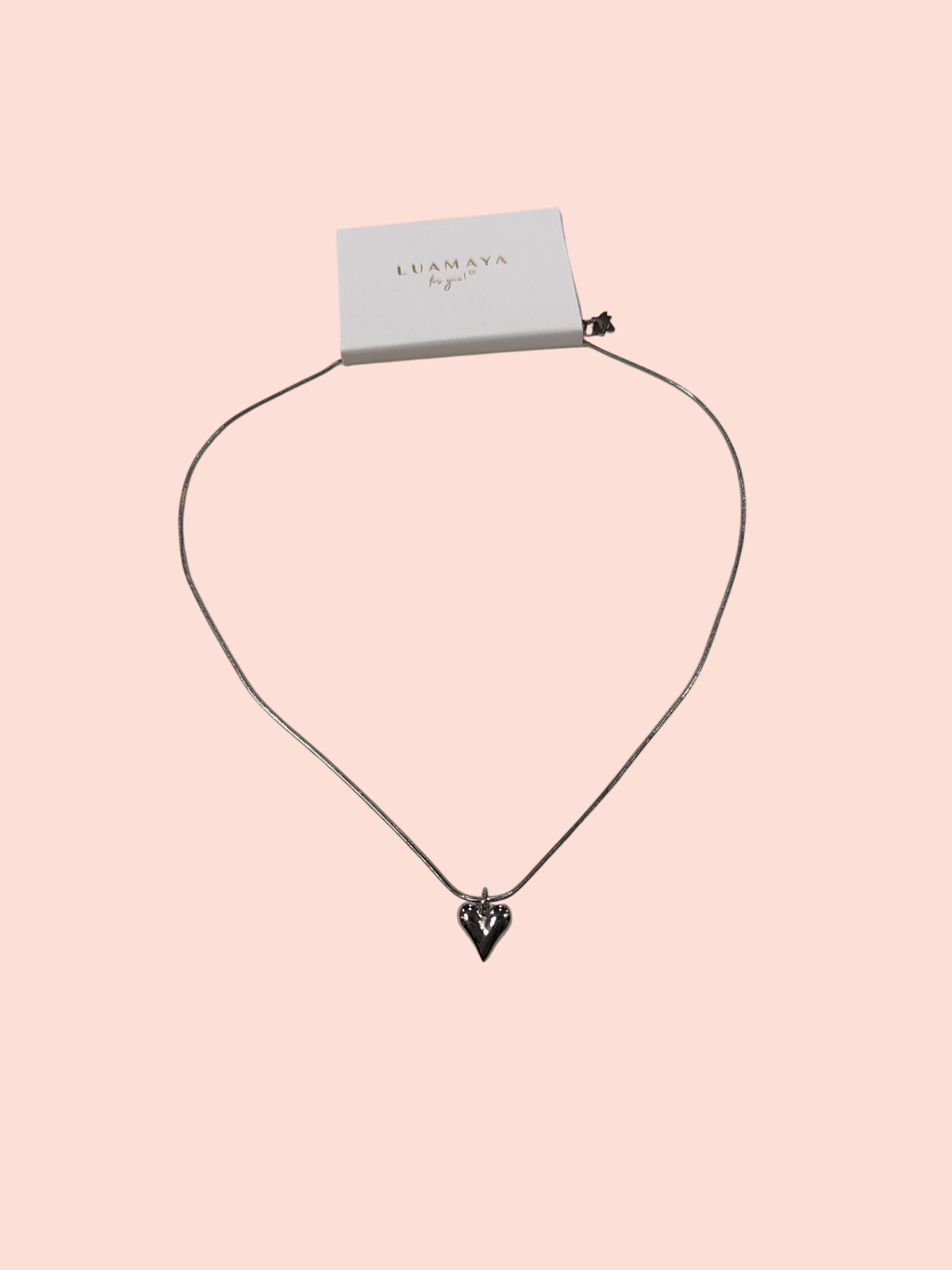 LUAMAYA Halskette Silber mit Anhänger