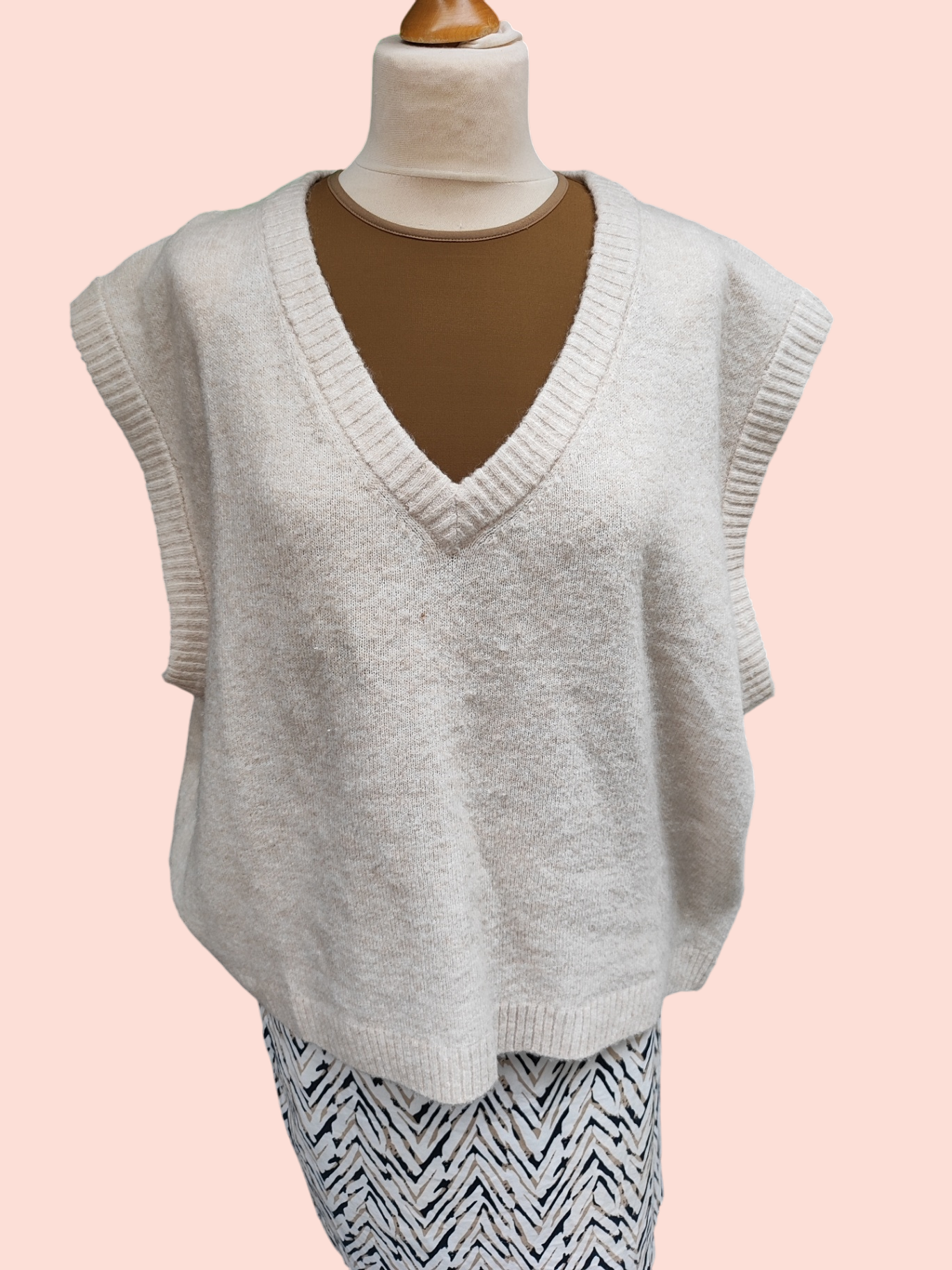 H&M Weste M Brauntöne