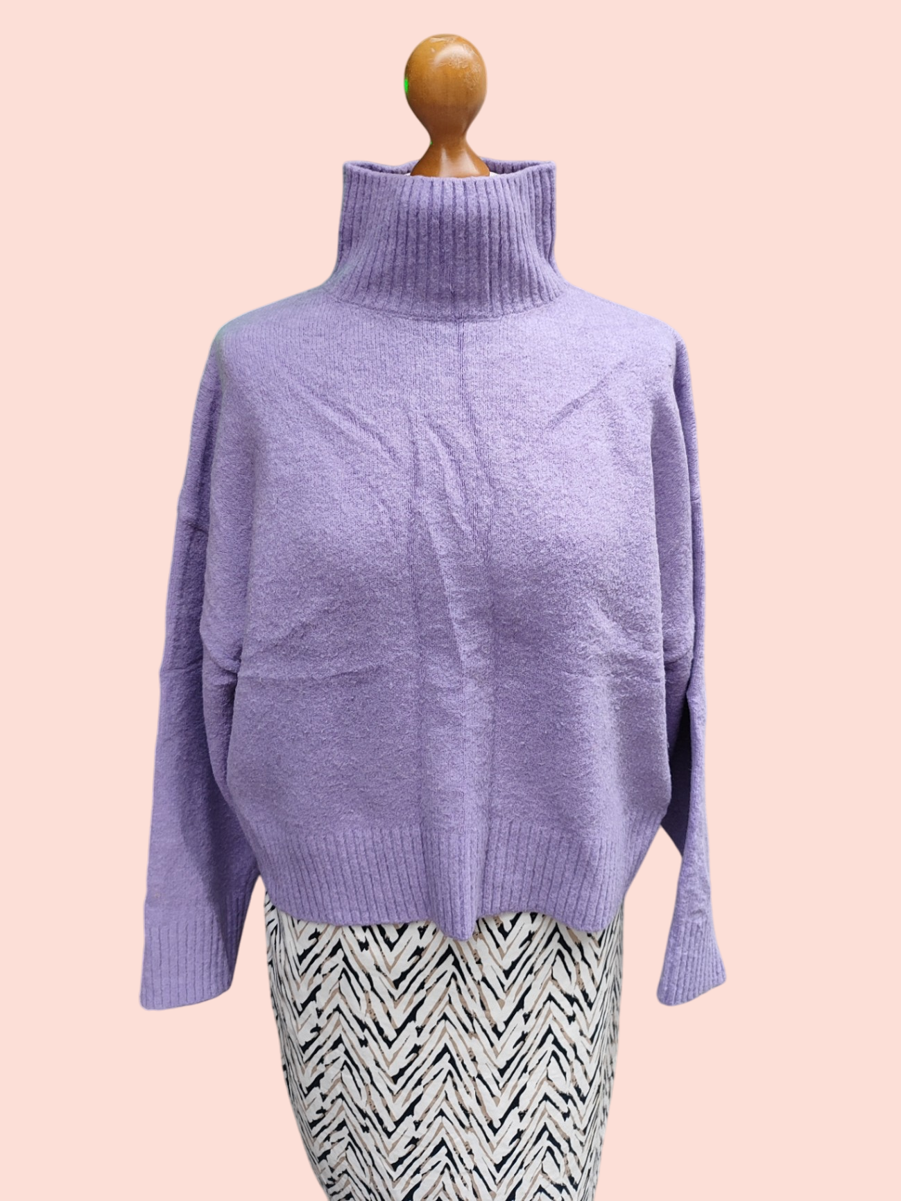 Zara Pullover S Lila