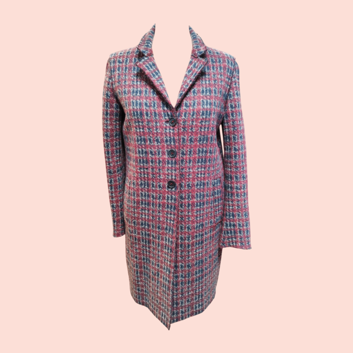 Bolgheri Leopolda Mantel S Rot, Blau, Grau