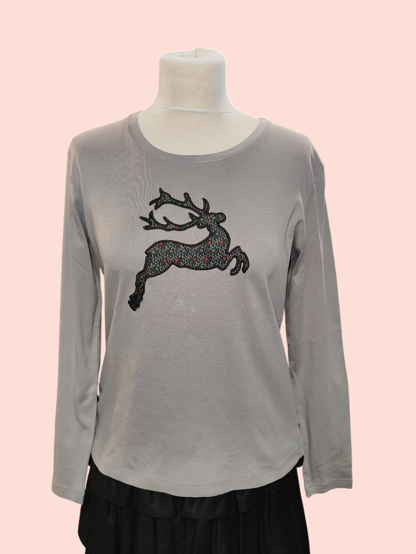 h. moser Langarmshirt L Grau