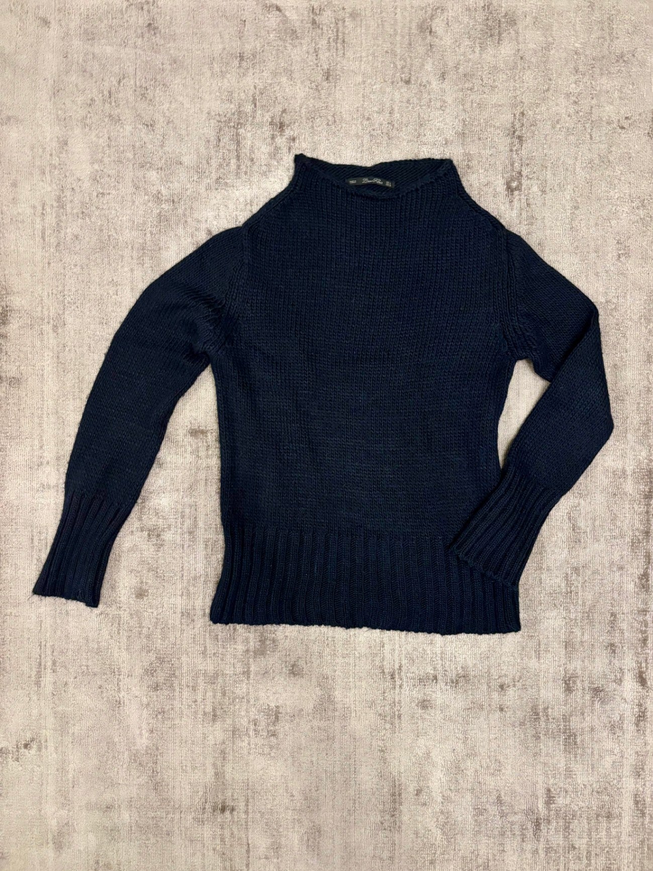 Zara Knit Strickpullover L Dunkelblau