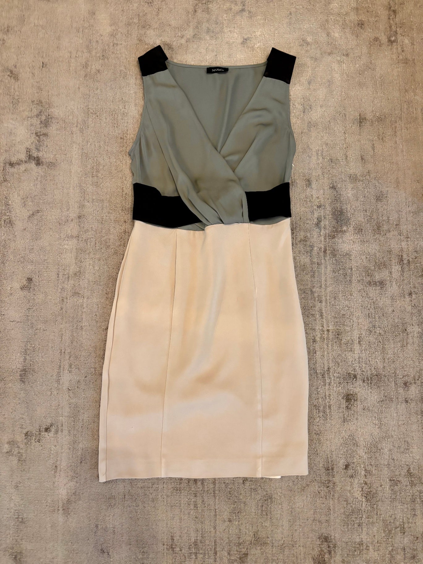 MAX&Co. Kleid S Beige, Schwarz, Grau