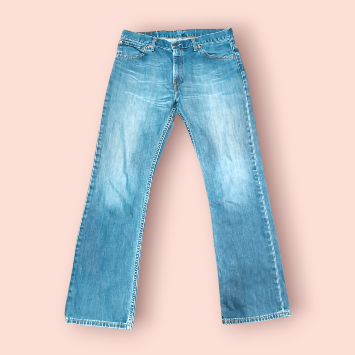 Levi's 507 Jeans W34 L34 Hellblau - Washed Out