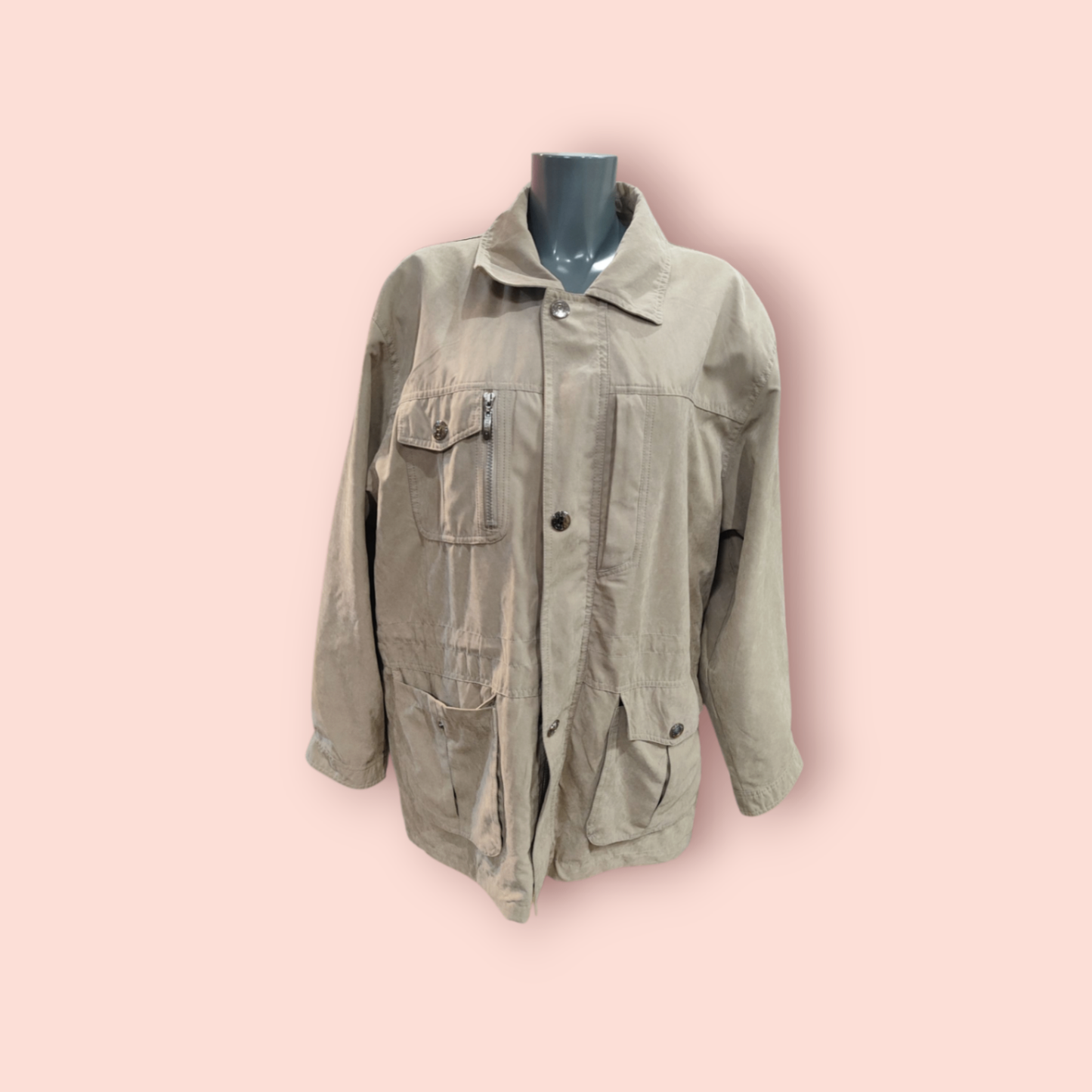 T&T Jacke XL Beige/Braun