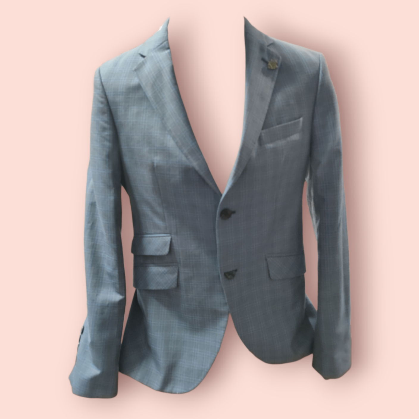 MCR MCR Sakko 52 Blau kariert