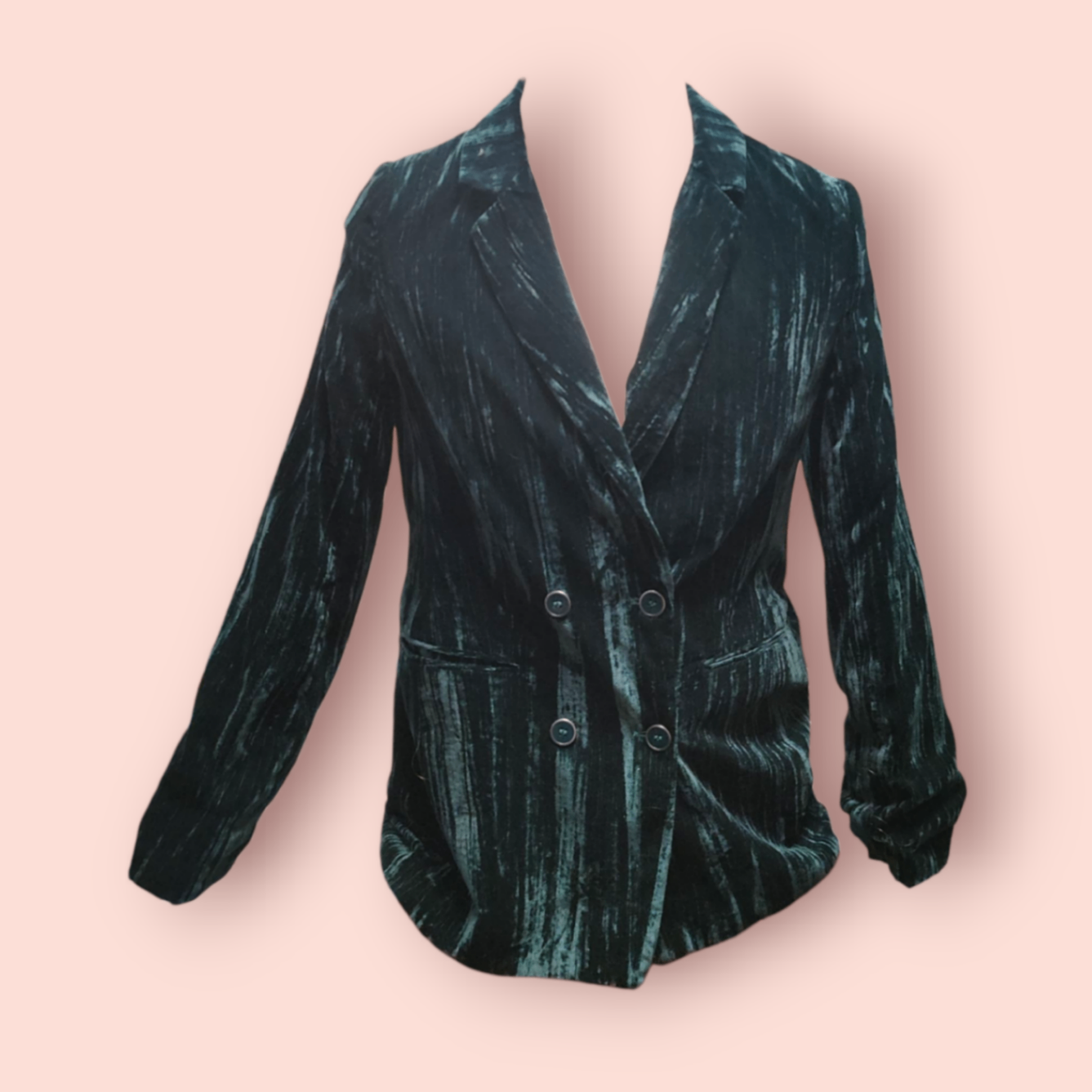 Viva Couture Blazer S Dunkelgrün Samt