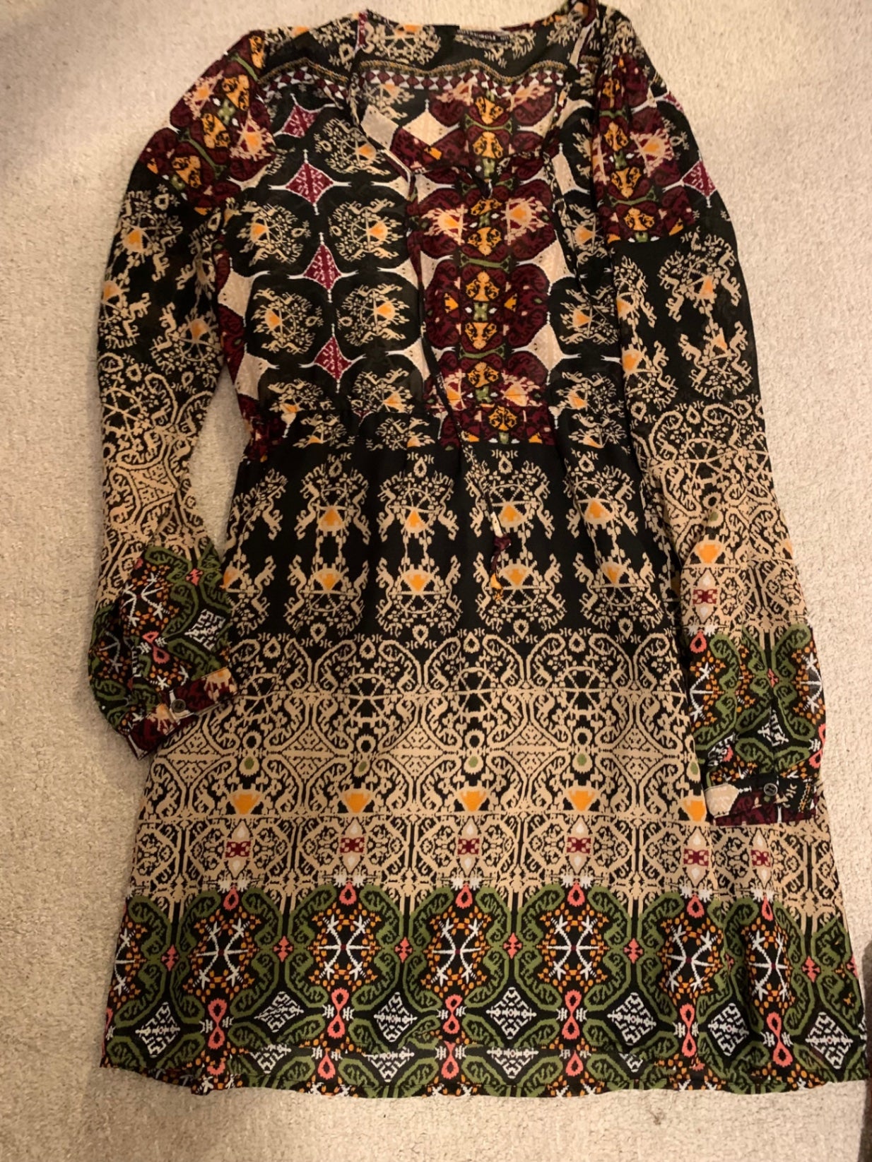 Hemdblusenkleid 40 Mehrfarbig