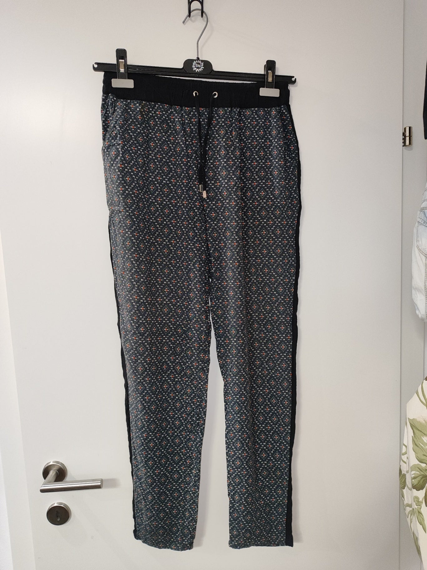 Pimkie Hose S Schwarz mit Muster