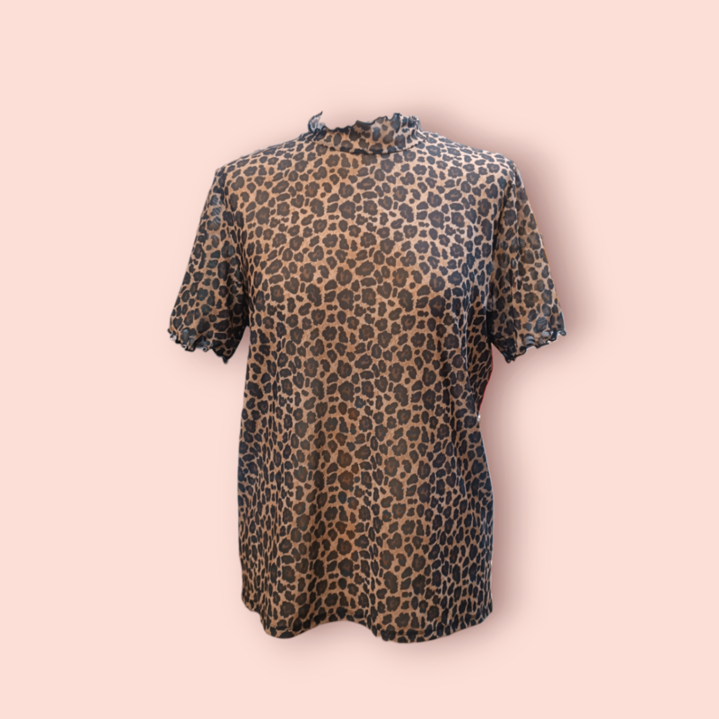 Only Bluse L Leopardenprint