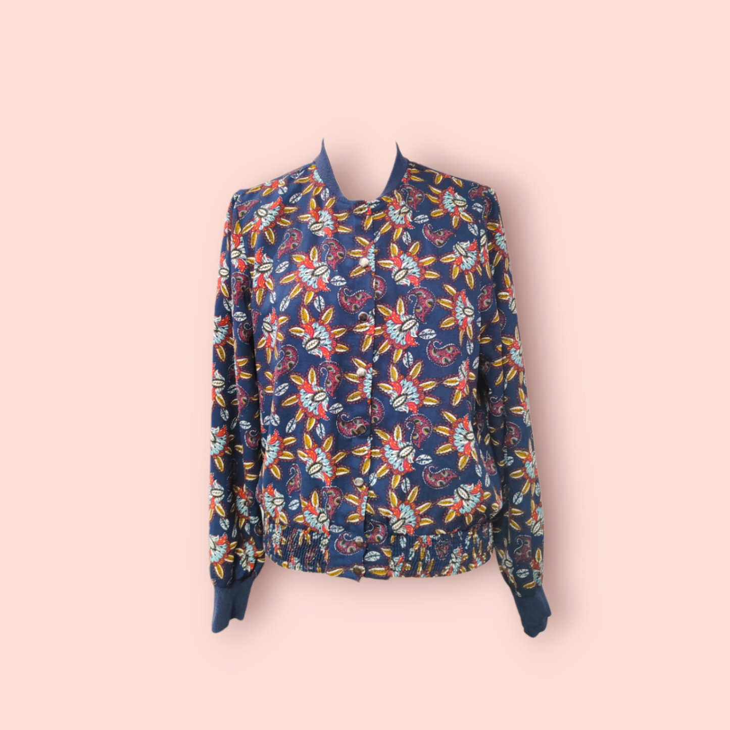 Vero Moda Jacke M Blau mit Mustern