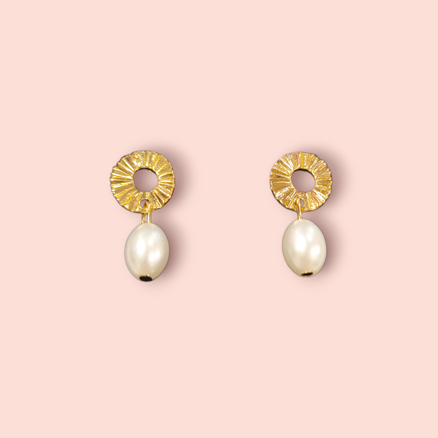 Ohrstecker Gold mit Perlen