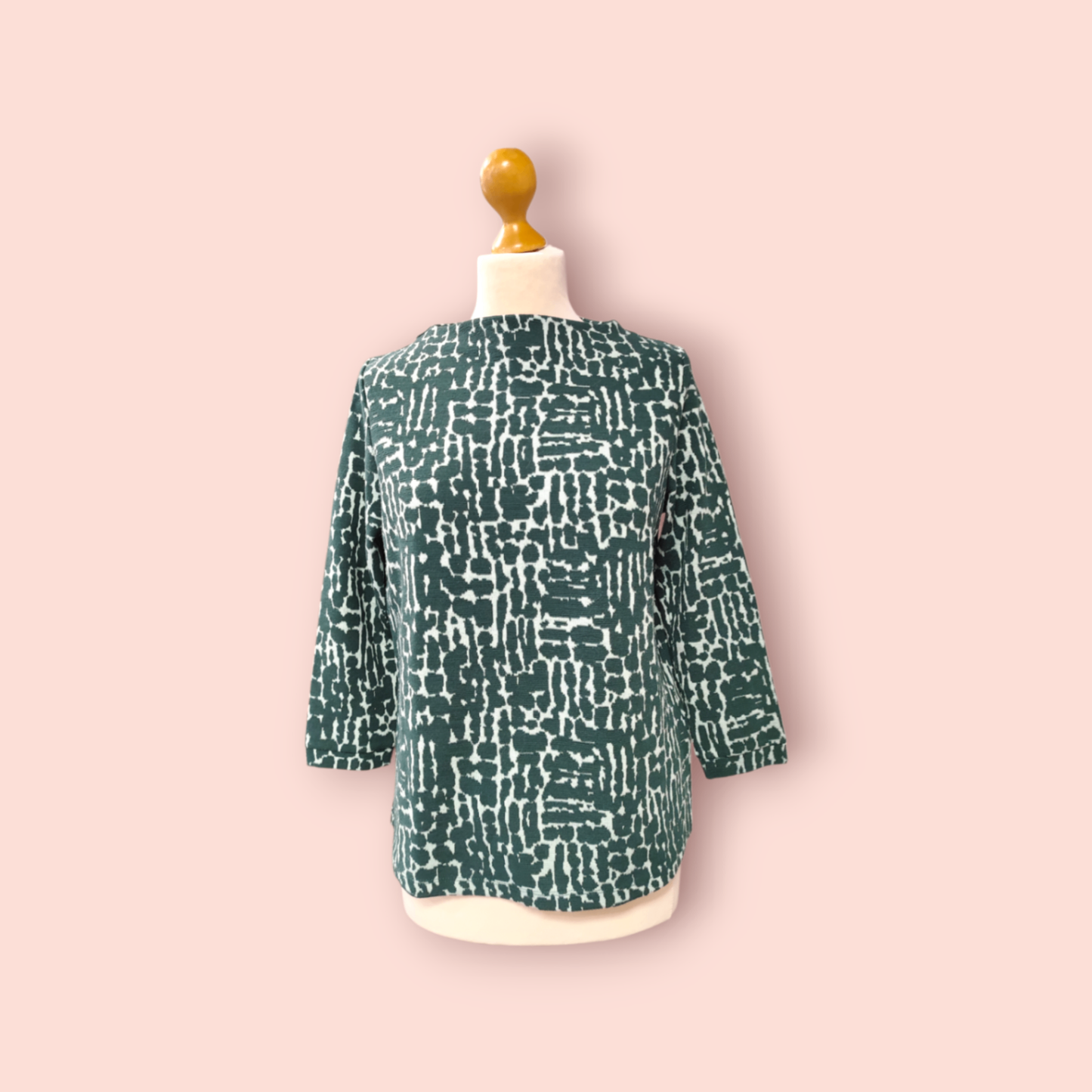 Street One Oberteil S/M Dunkelgrün und Mint