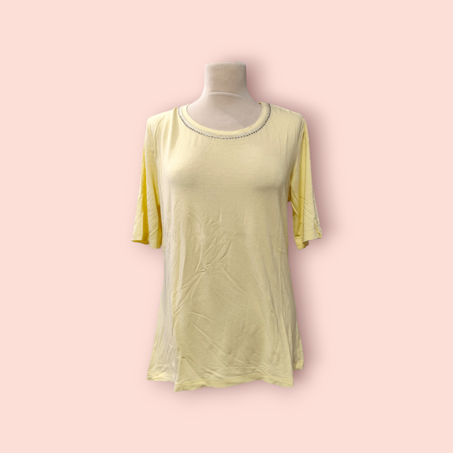 Betty Barclay T-Shirt M Hellgelb