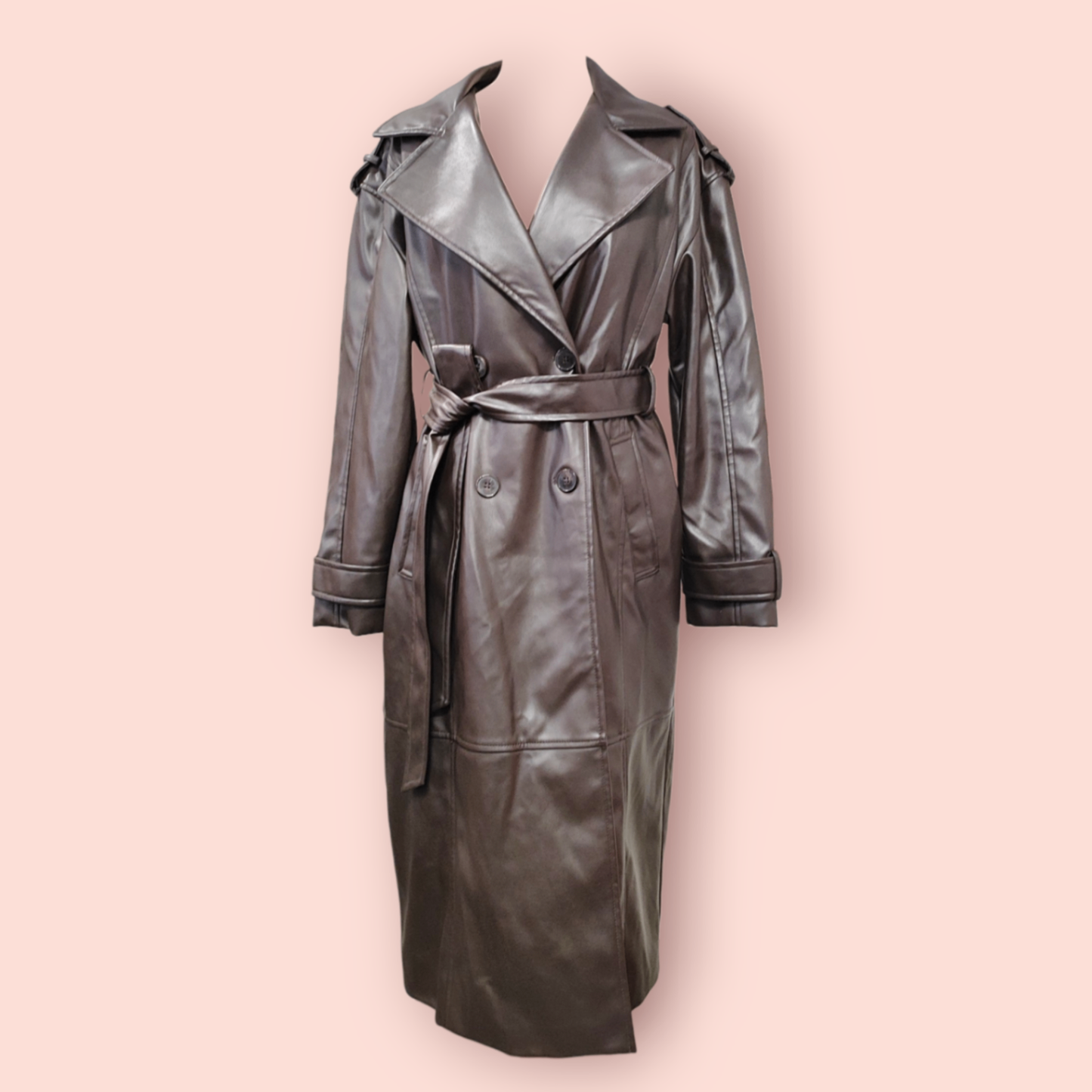 Pull & Bear Trenchcoat M Braun/Grün