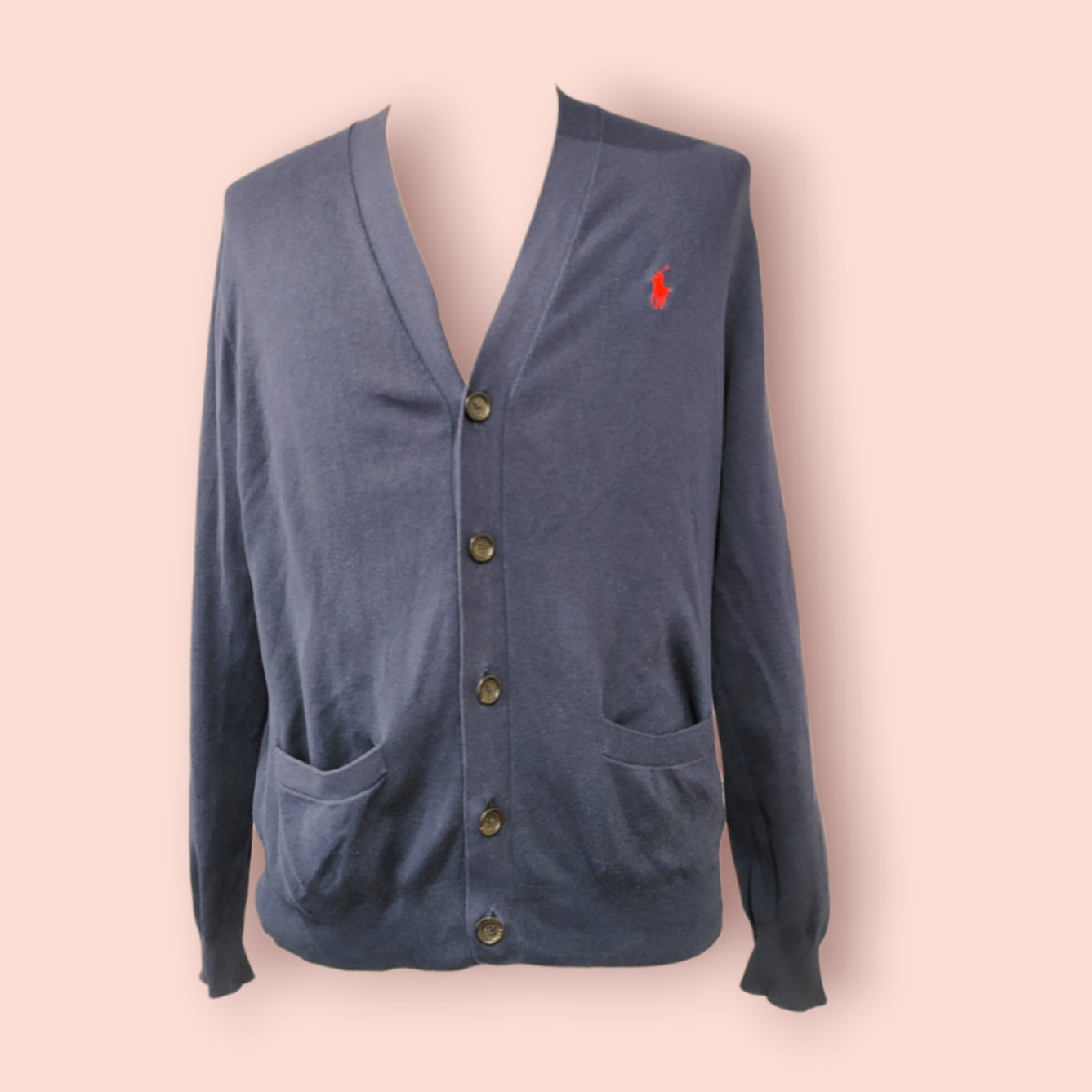 Ralph Lauren Strickjacke S Dunkelblau