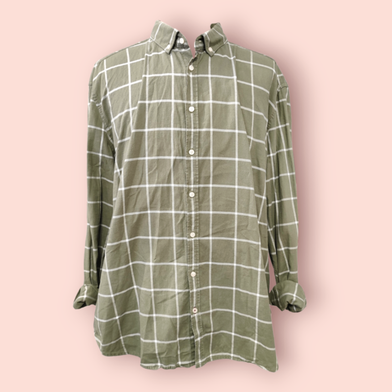 McNeal Hemd XXL Grün und Weiß