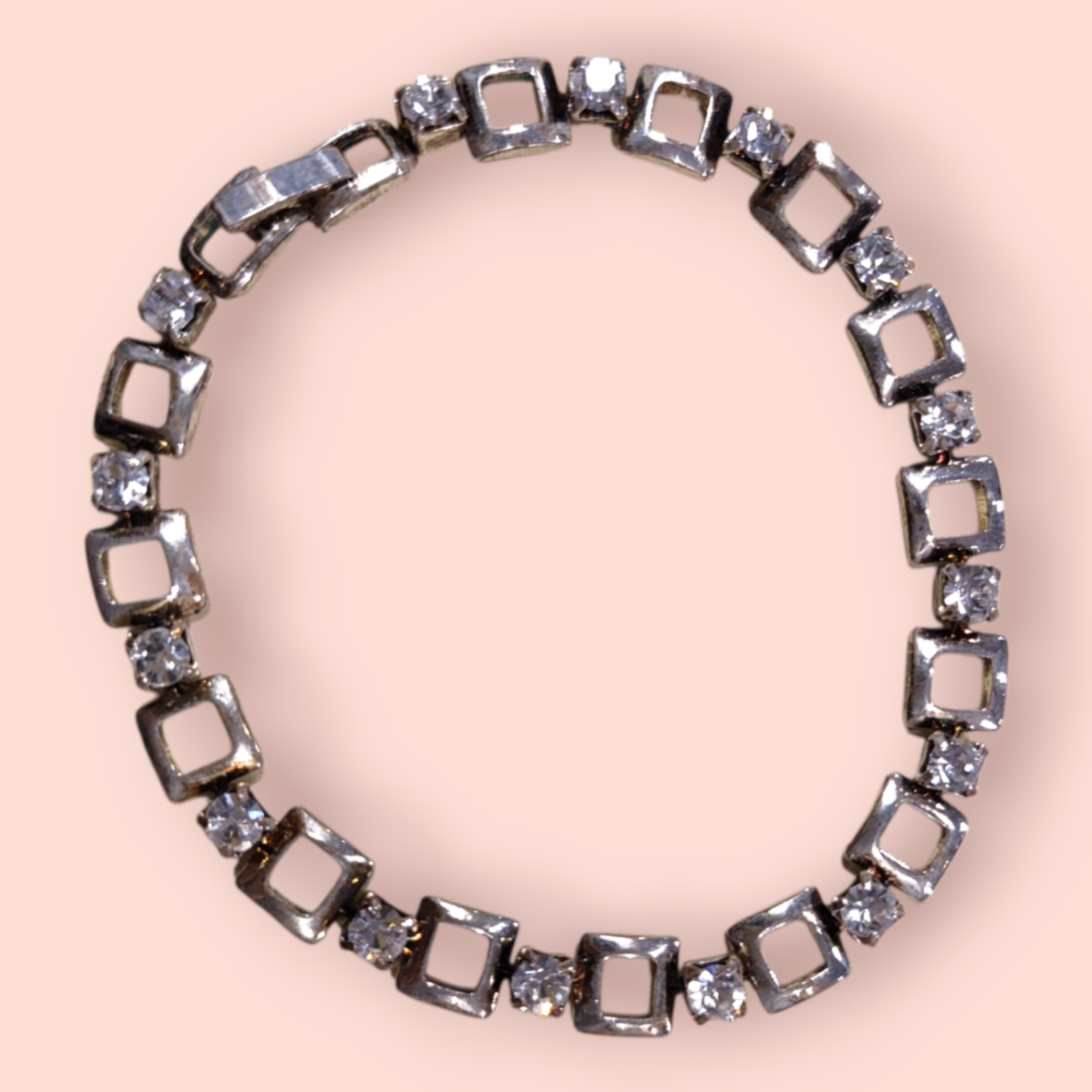 Armband Silber und transparent (Christalle)