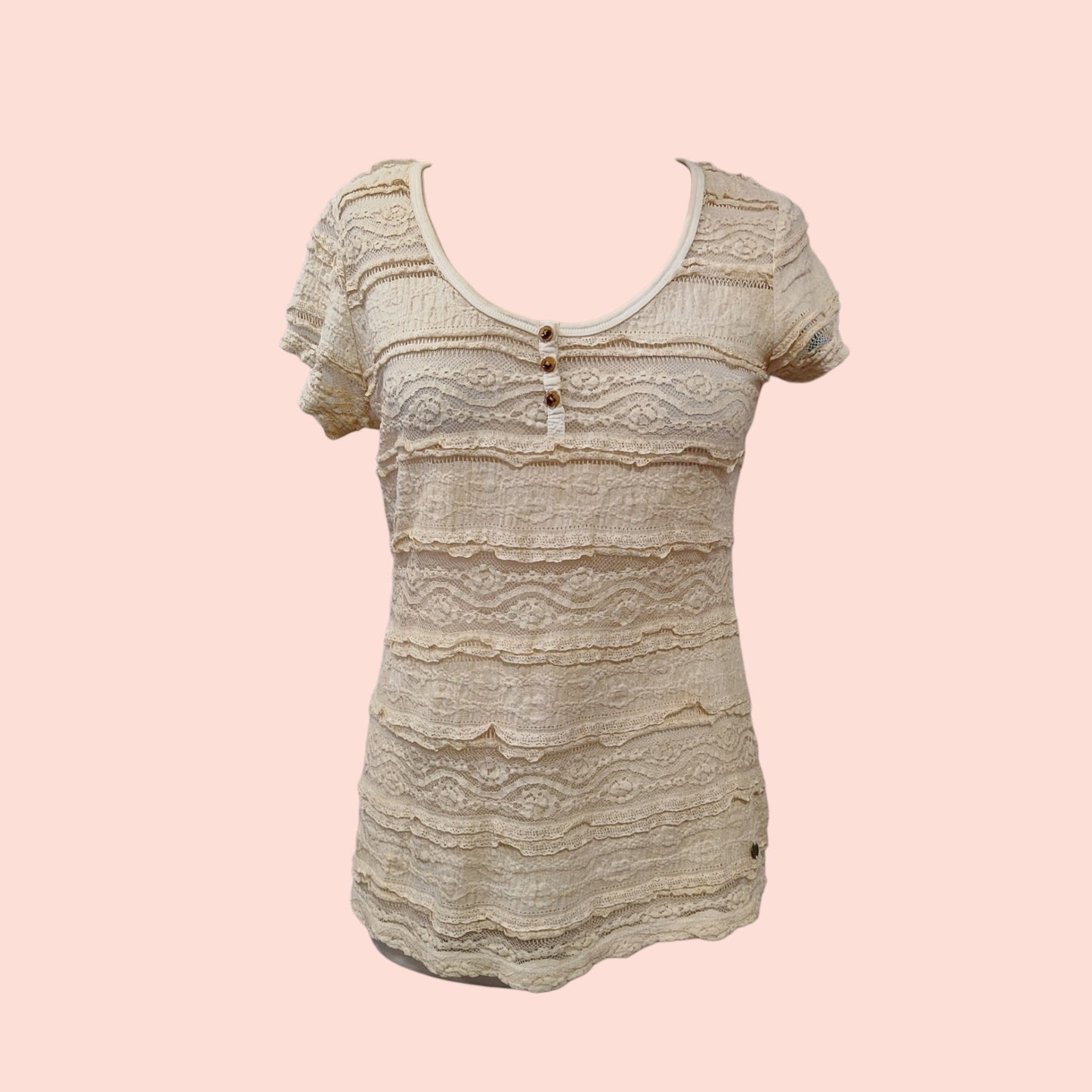 Bluse M Beige