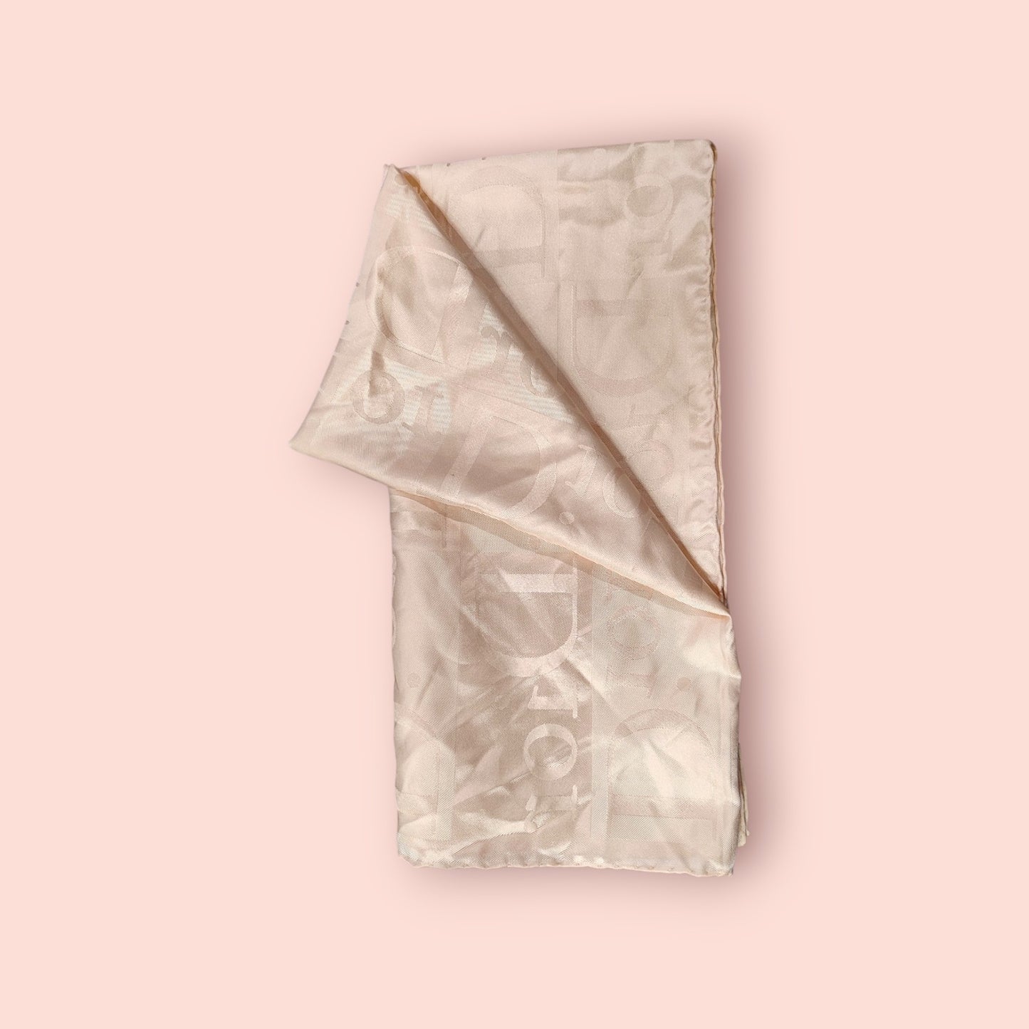 Dior Tuch 100% Seide Zartrosa