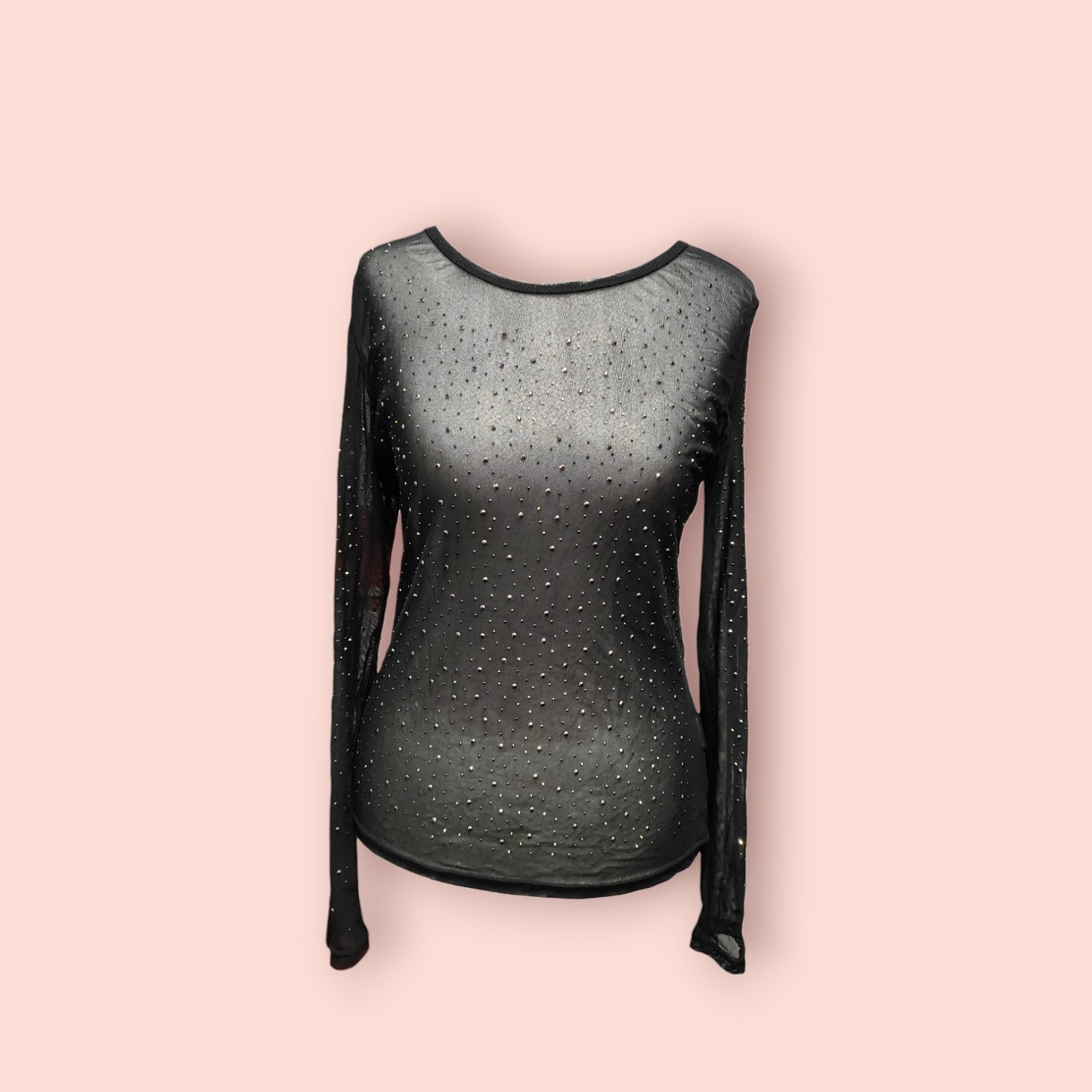 Langarmshirt Schwarz