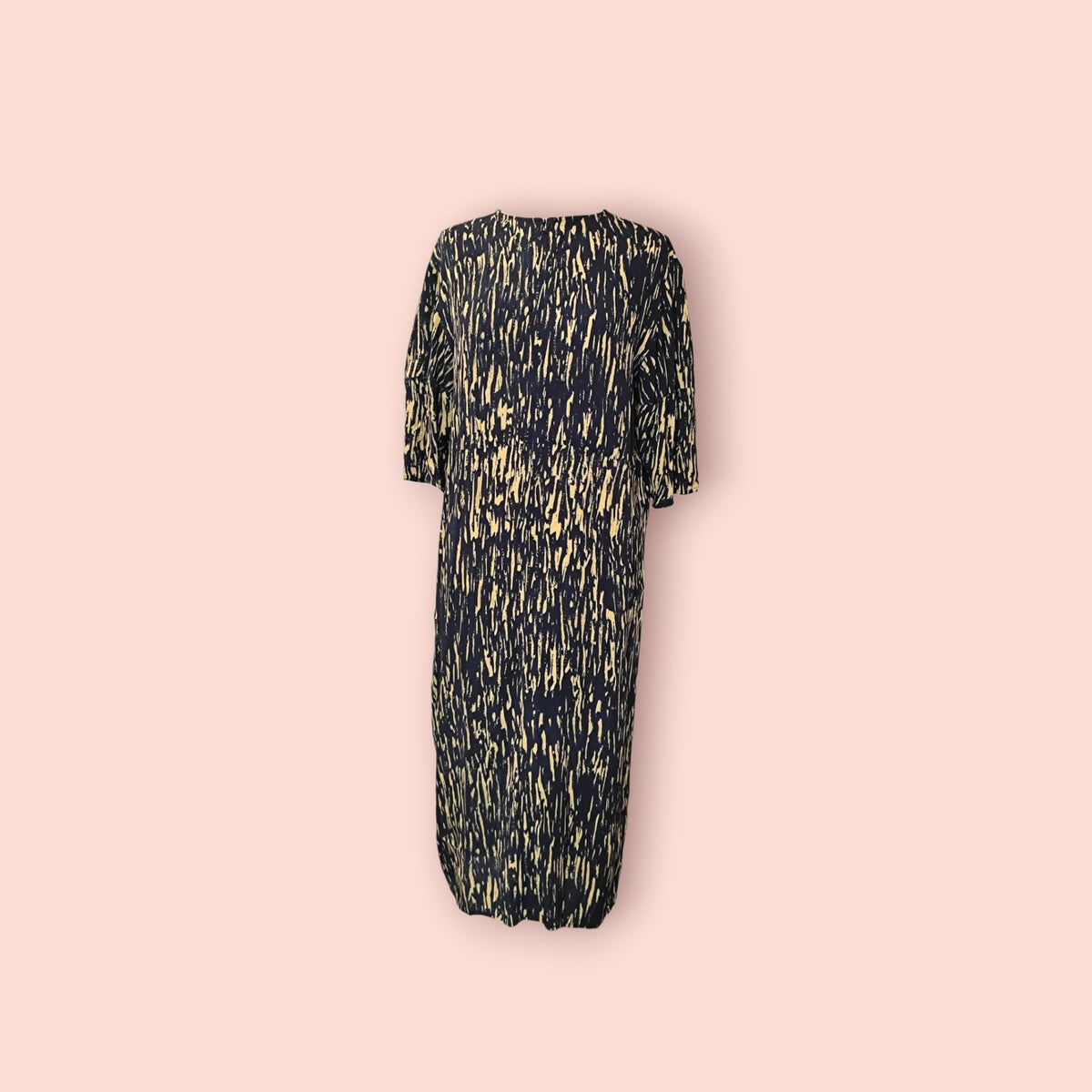 WEEKDAY Kleid S Beige und Schwarz