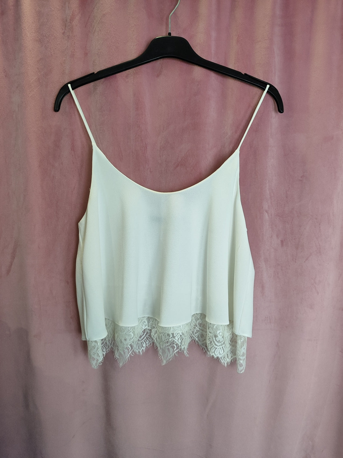 Zara Trägertop L Weiß