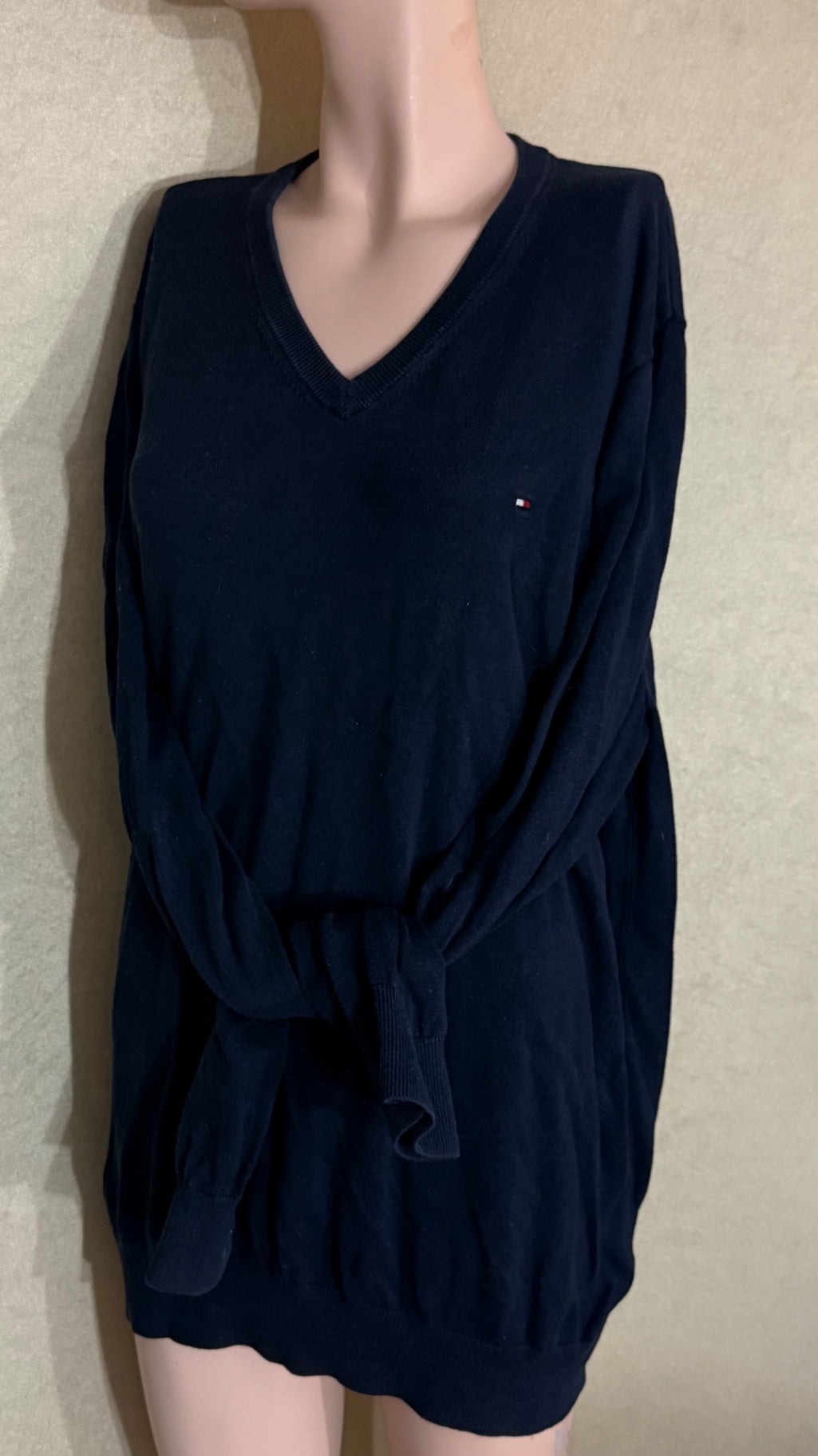 Tommy Hilfiger Pullover XXL Dunkelblau