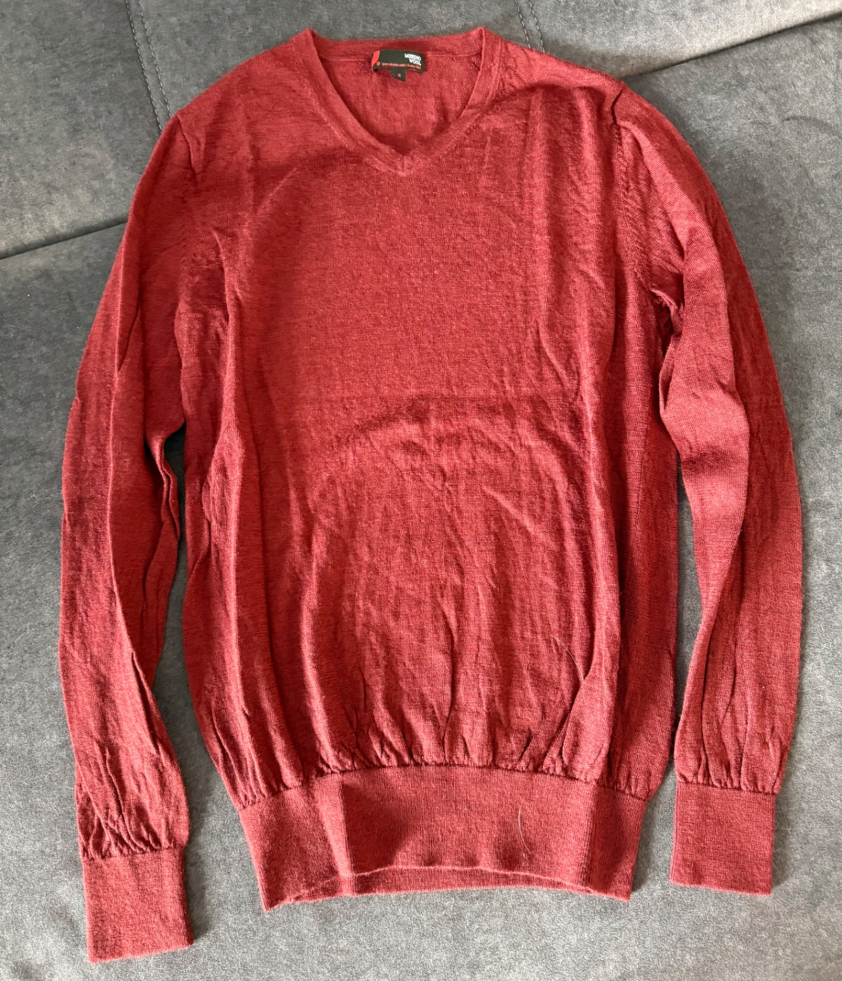 Dressmann Pullover S Weinrot
