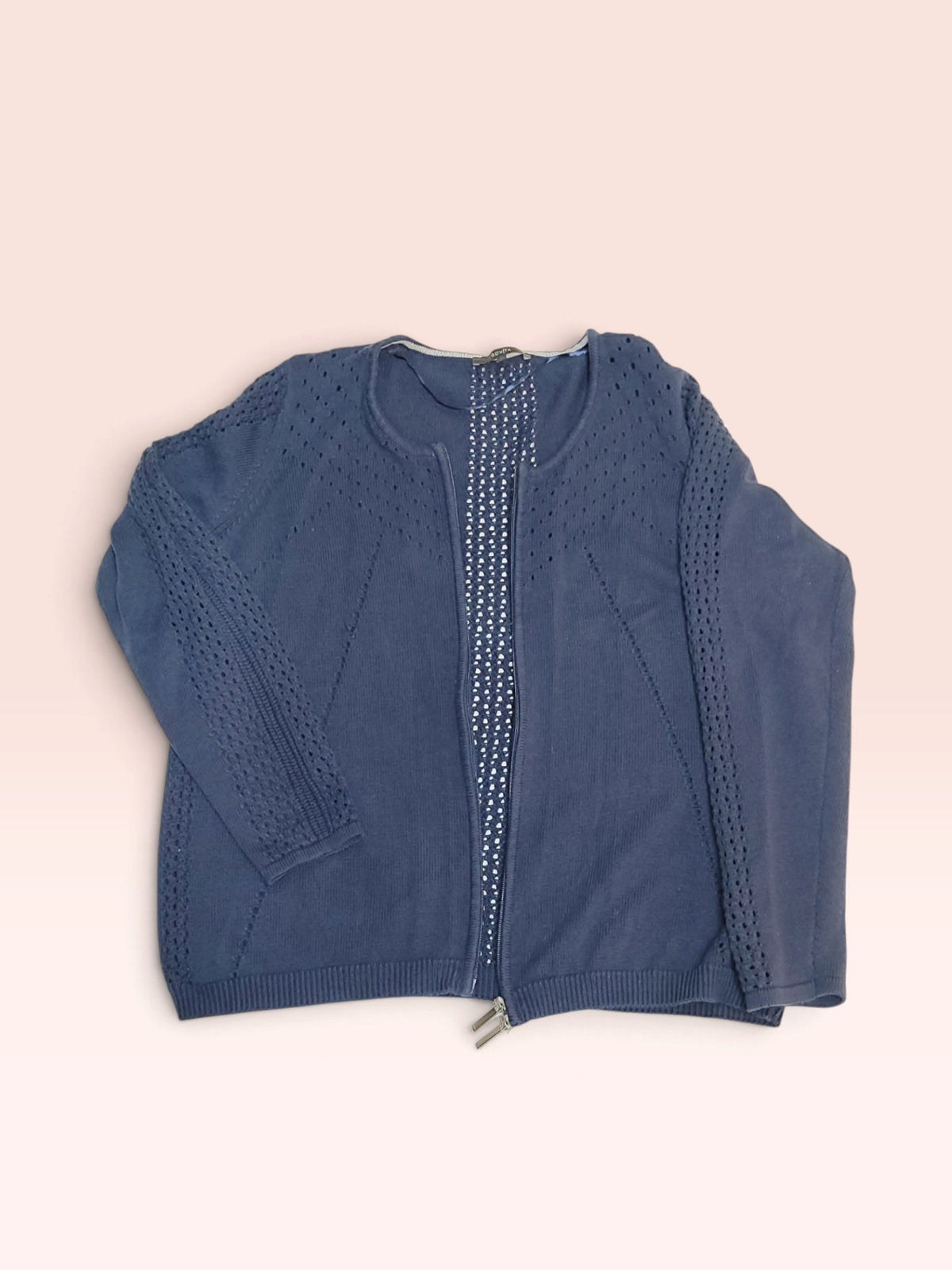 Bonita Strickjacke XL Dunkelblau
