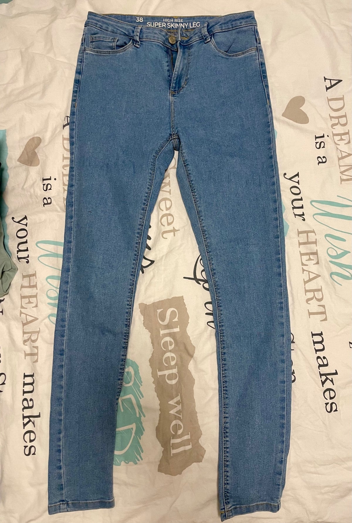 Jeanhose 38 Blau C&A