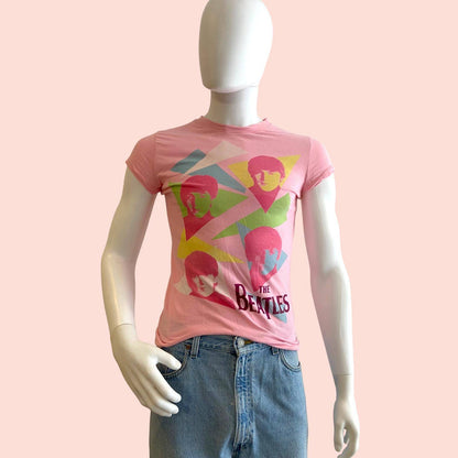 Beatles T-Shirt S Rosa