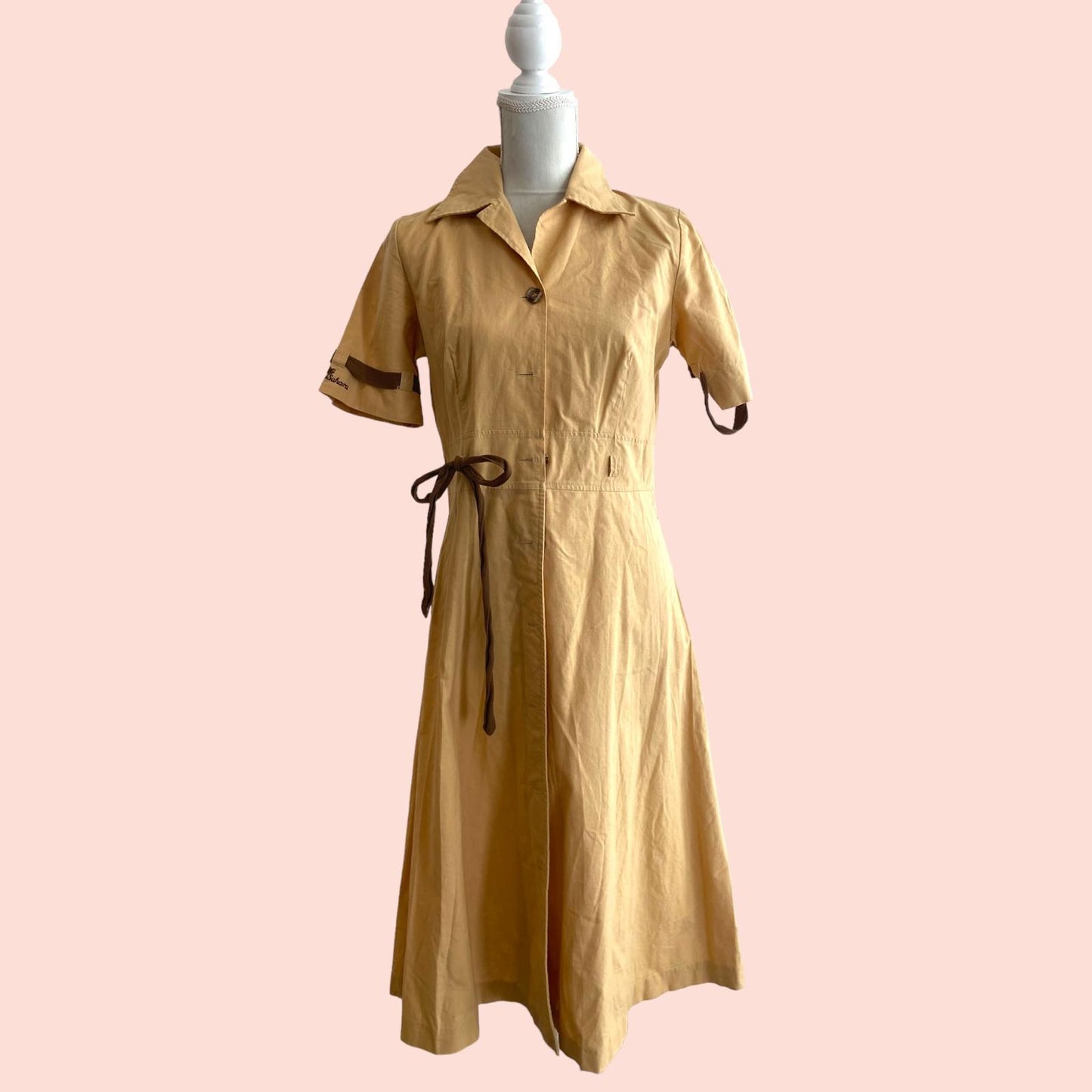 Silbor Fashion Kleid 44 Beige