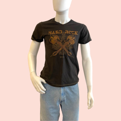 Hard Rock T-Shirt S Braun