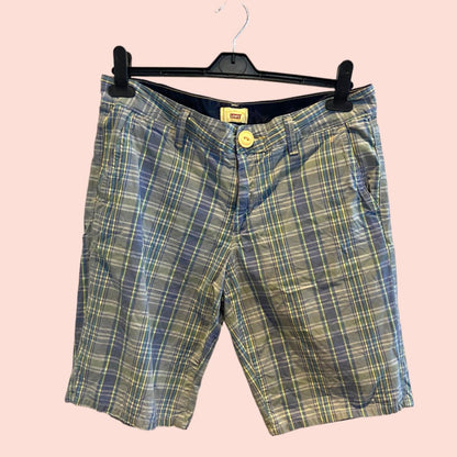 Levi's Shorts M Blau kariert