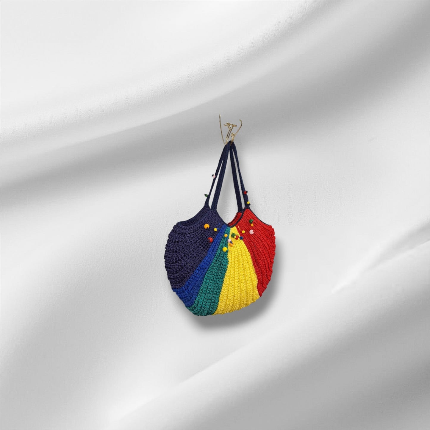 Handgemachte Handtasche L Regenbogen