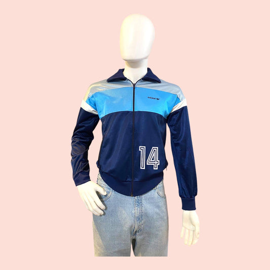 Vintage Adidas Trainingsjacke XS Blau