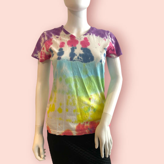 Berydale T-Shirt S Bunt (mit Batikmuster)