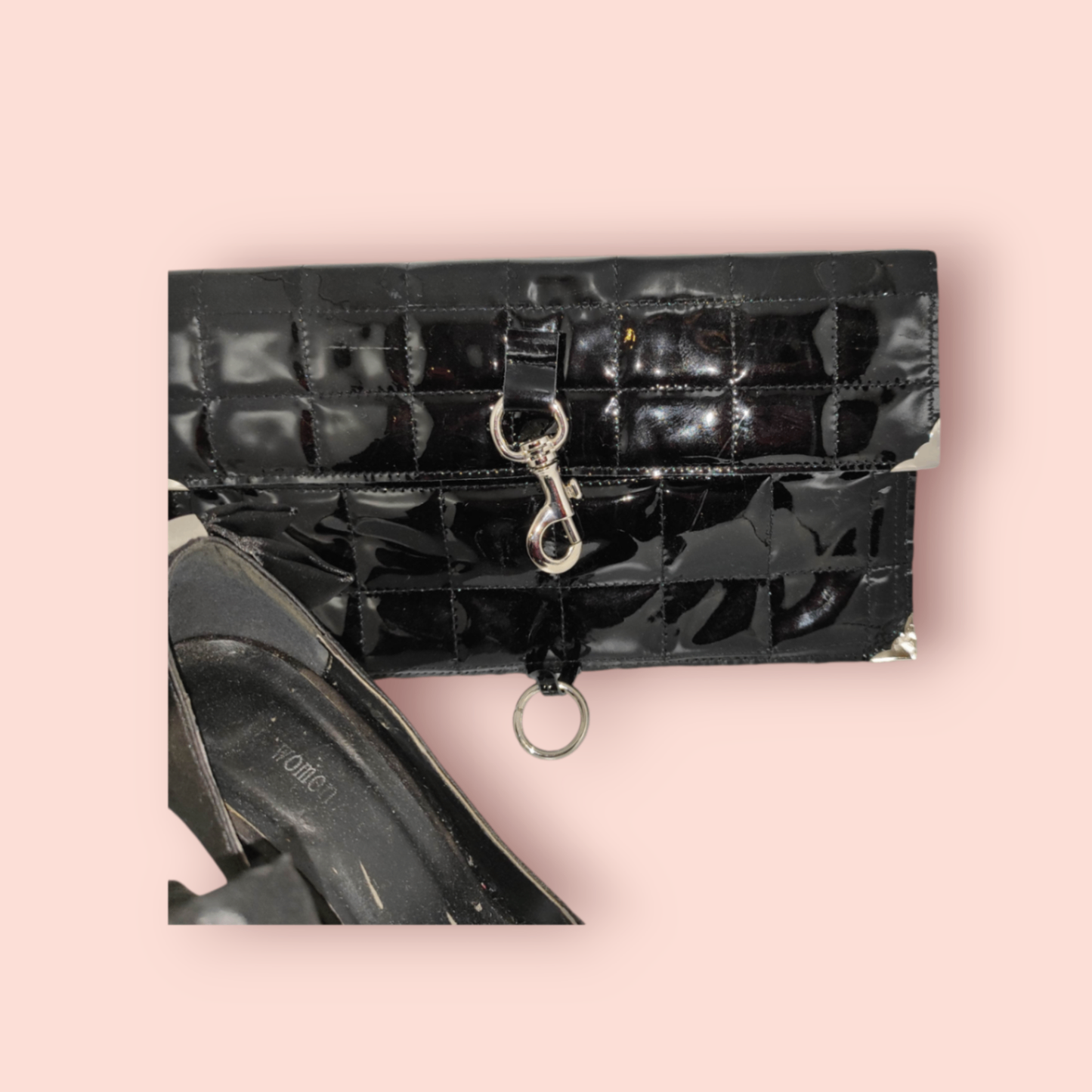 M. Torbica Clutch Lackoptik Schwarz