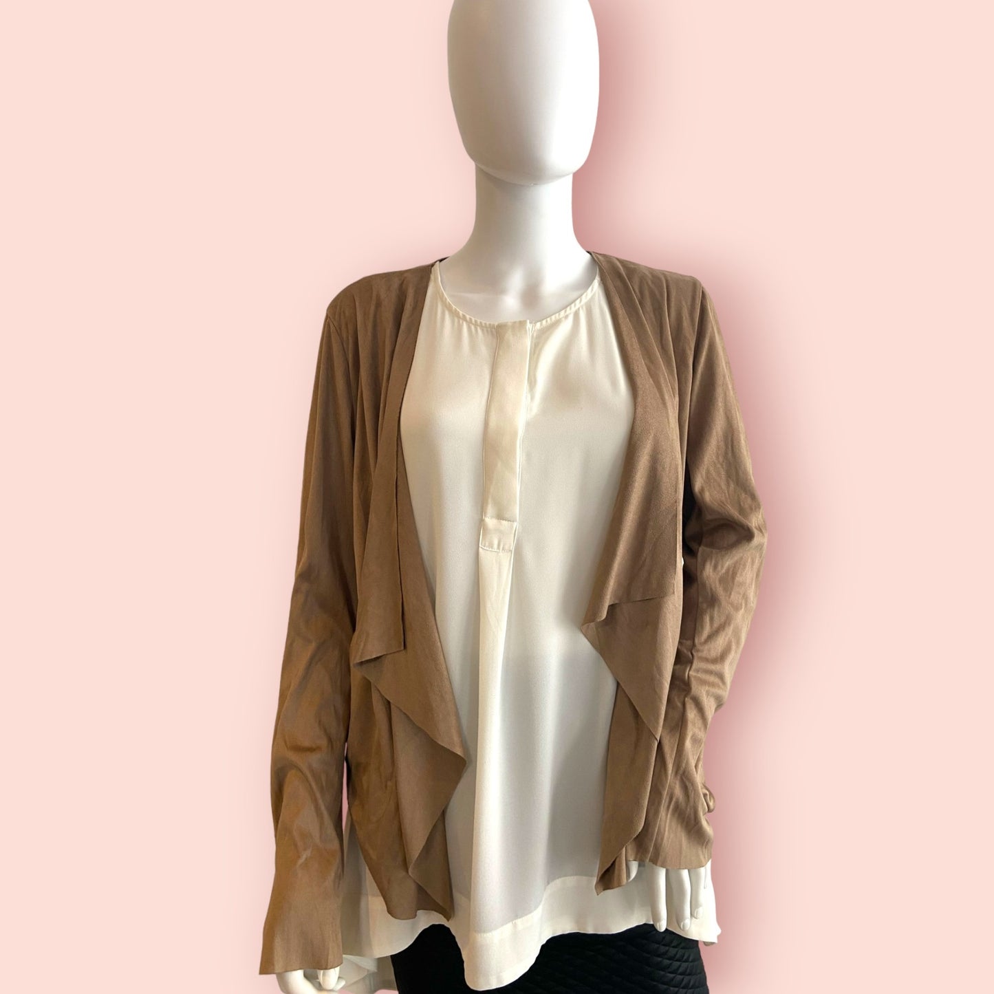 Page One Cardigan L Beige