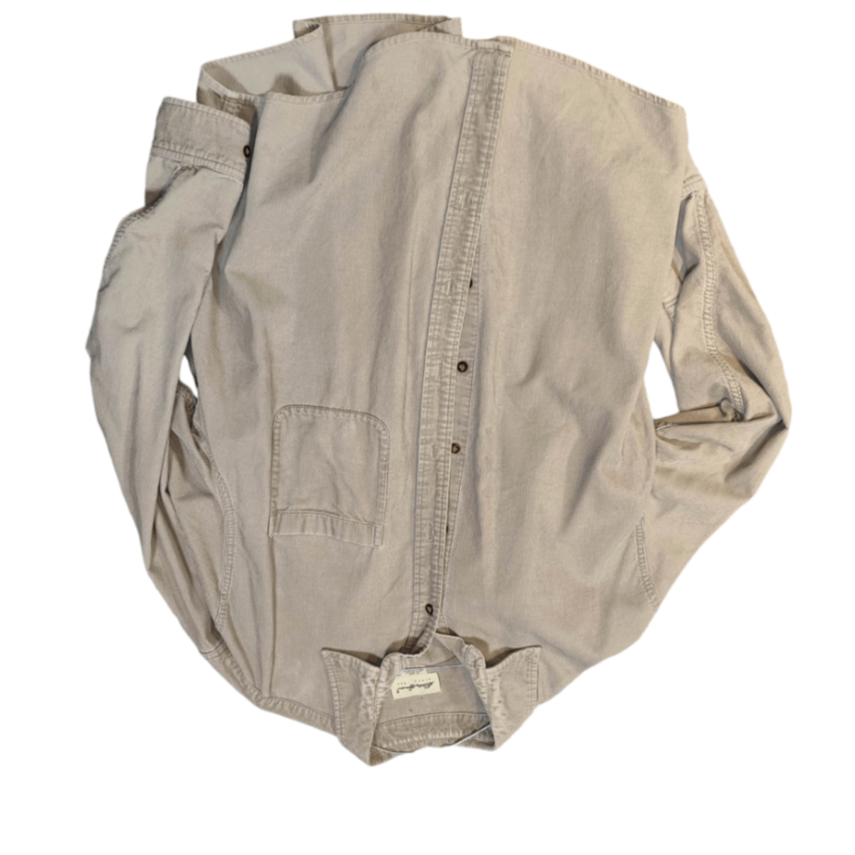 Eddie Bauer Hemd L Beige