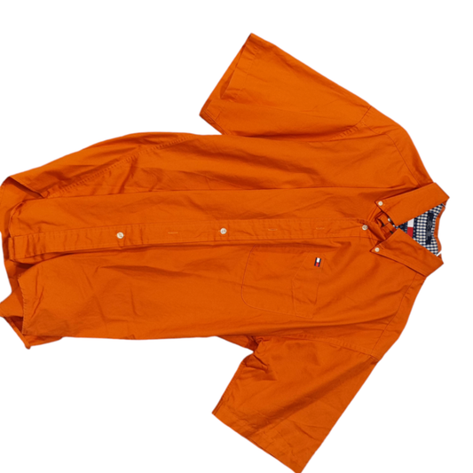 Tommy Hilfiger Kurzarmhemd L Orange