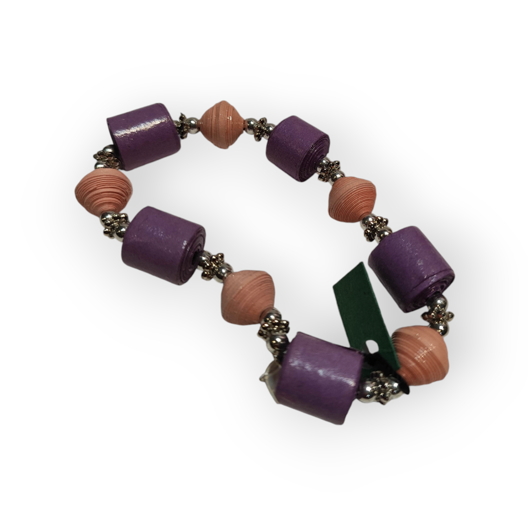 B Impuls Armband Lila und Rosa