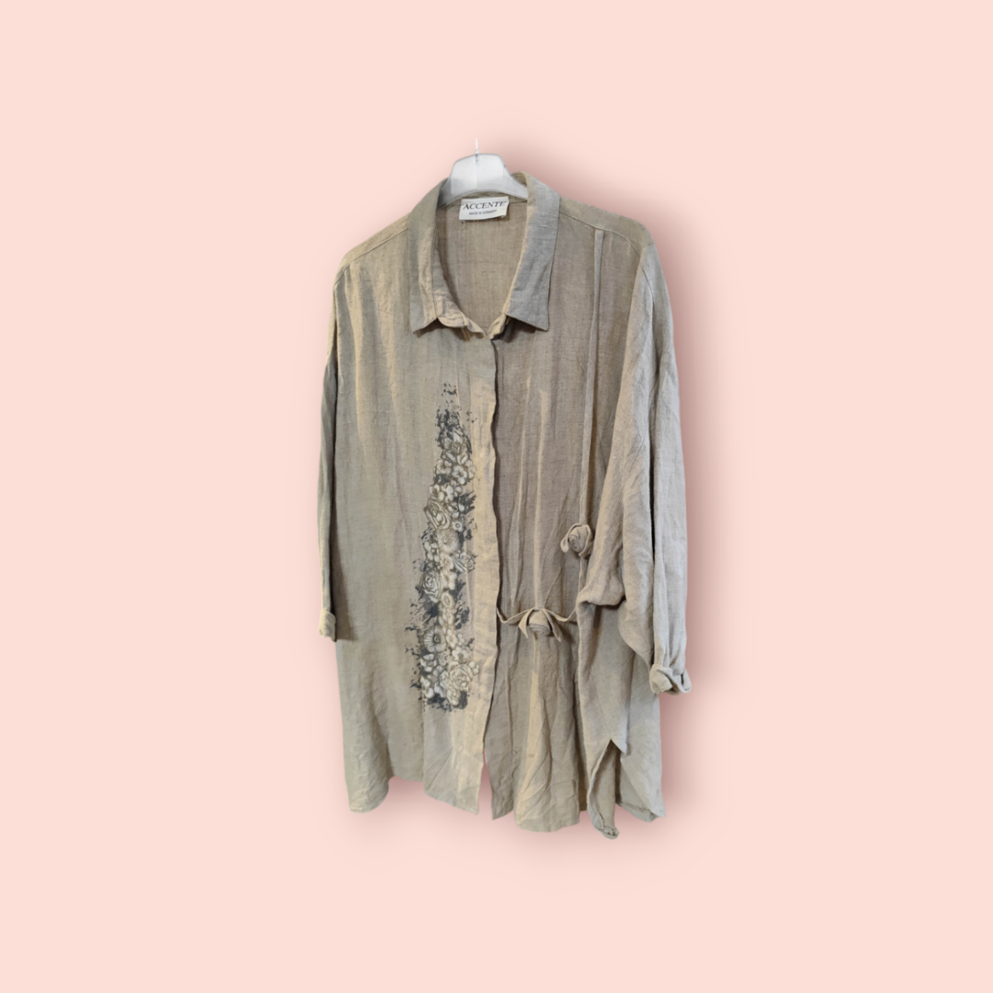 Accente Bluse Leinen XXL Beige