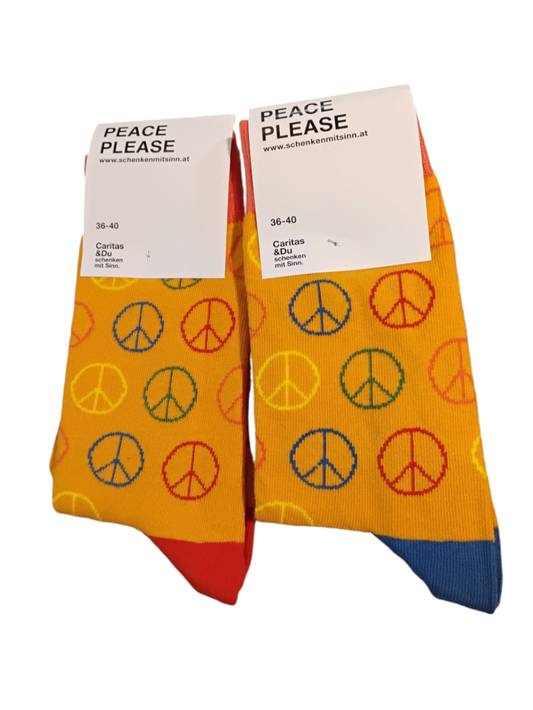 Caritas & Du Socken Peace Please 36-40 Orange