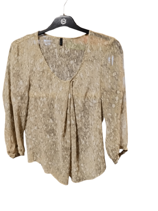 Benetton Bluse M Beige